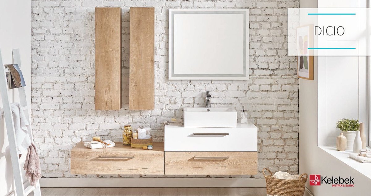 alloffurniture's tweet photo. #Banyo'sunda #zamansız bir tasarım ve yenilik arayanlar için @kelebekmutfak #Dicio harika bir seçim! 

#mobilya #furniture https://t.co/SrhcV2OVh3