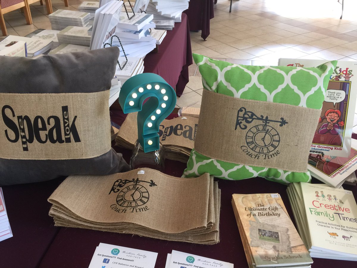 CFHNetwork's tweet image. Look at the lovely and cheerful parenting reminders CFH Is offering at the conference bookstore.