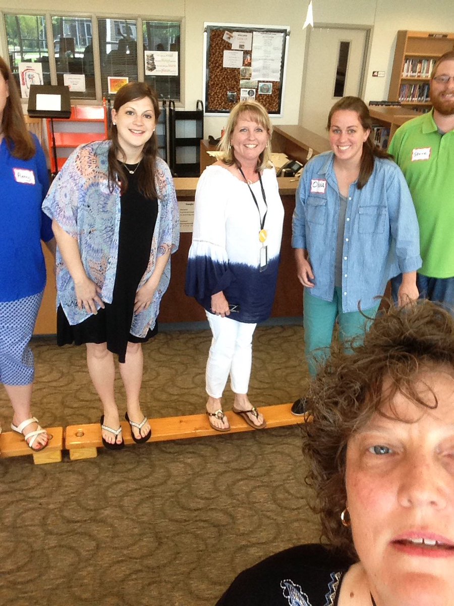 anitacallaway's tweet photo. Team building #alEDoCAMP #edcampgo https://t.co/v4Atzof4Bn