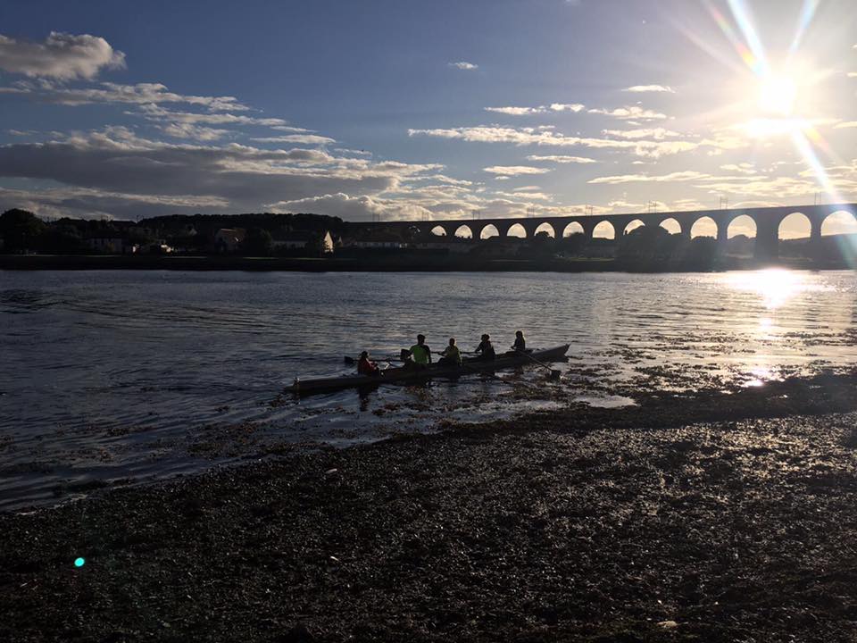 BrucegateDental's tweet image. First Practice for the #ToothFairies out on the tweed, getting ready for the #Trade4's 19th Aug! #Rowing #TeamSports #DentistBerwick