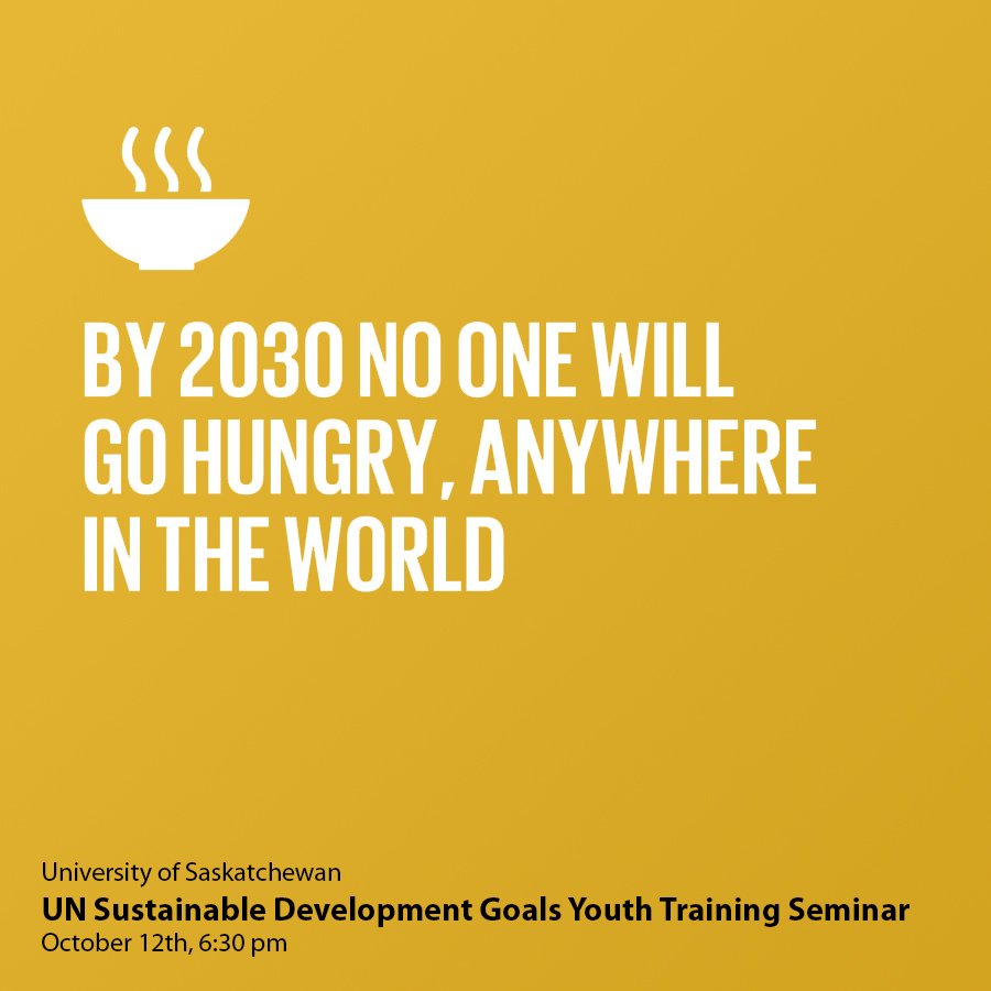Sustainable Development Goal #2: Zero Hunger. It is time to rethink how we grow, share and consume our food.