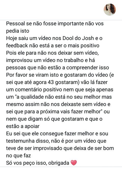 acarrols's tweet photo. Link para o vídeo
https://t.co/beCR1WHOTW
@DOOLoficial @ImJoshGo #DoolersDoYoutube #DoolersAoPoder https://t.co/pBu7ezoN6f