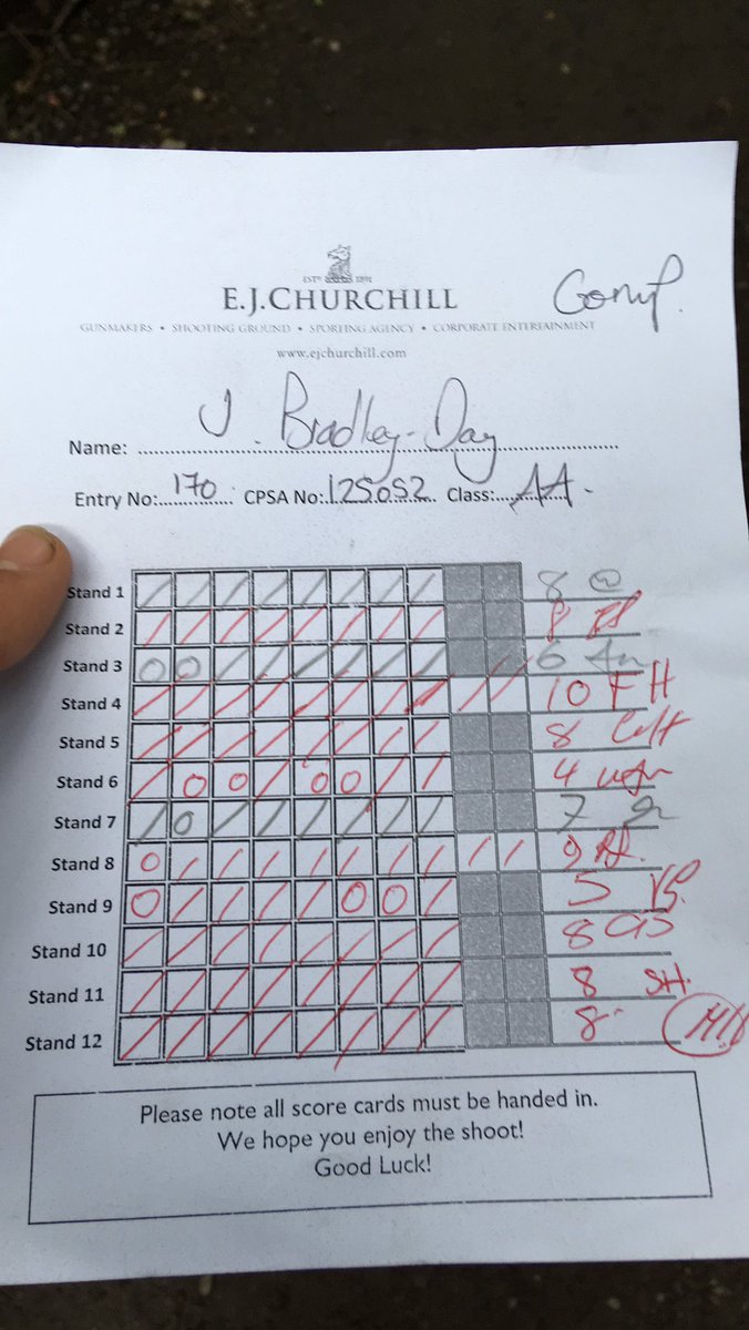 Jamesbradleyday's tweet photo. 89/100 today at tough @EJChurchill. Great round of clays! #LyalvaleExpress #supercomp #CPSARegistered #JBDSporting https://t.co/NEKEwxHMjF