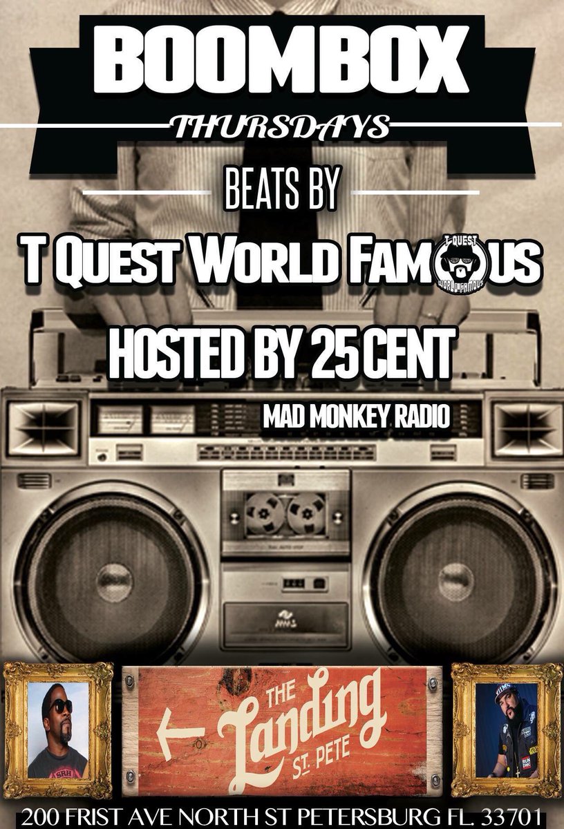 25btls's tweet photo. #TheLanding @JannusLive TONIGHT for The Funky Fresh Dope Beats!!!! #MixGod @TQUESTWF will be Killin it TONIGHT 9PM https://t.co/geO1GSlhXh
