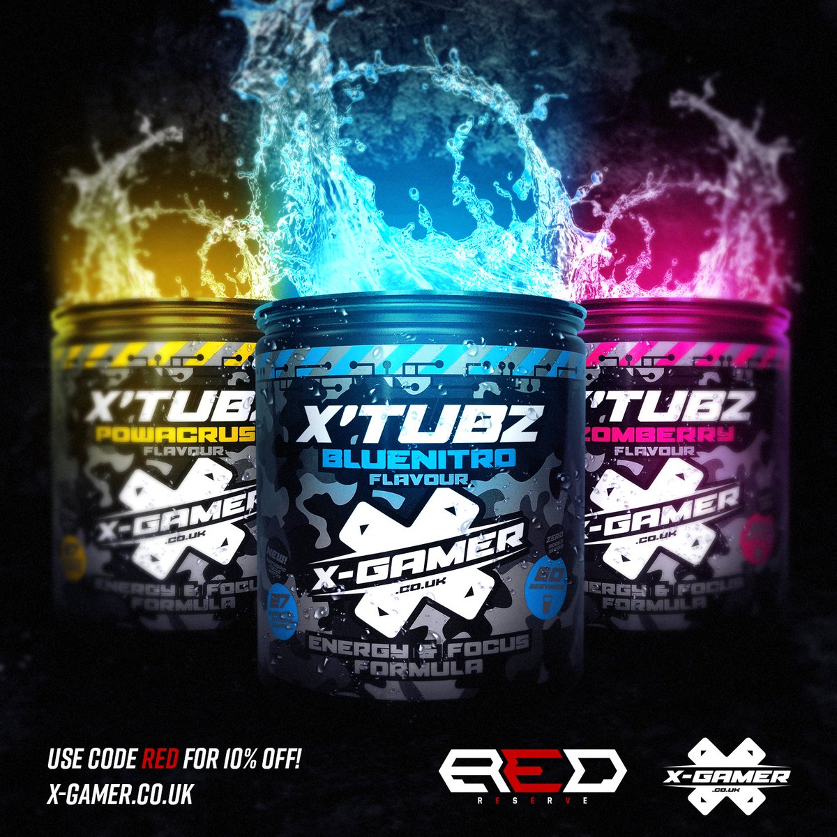 Nordavindgg's tweet image. Looking for a supplement that's healthy and great for gaming? Then get yourself some @XGamerEnergy! Use code RED for discount!

#RESERVED 🚨