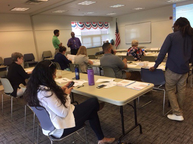 NatCapRegTPB's tweet photo. We were in Falls Church today meeting with potential #EnhancedMobility grant applicants! @MWCOG https://t.co/NwzzbQFW12