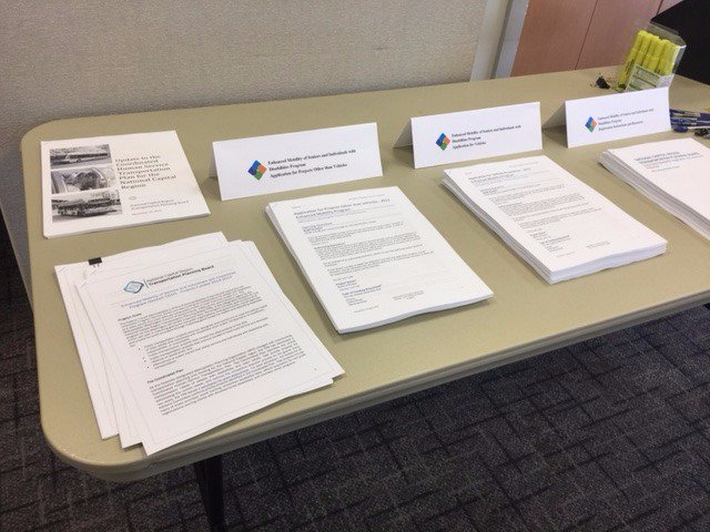 NatCapRegTPB's tweet photo. We were in Falls Church today meeting with potential #EnhancedMobility grant applicants! @MWCOG https://t.co/NwzzbQFW12