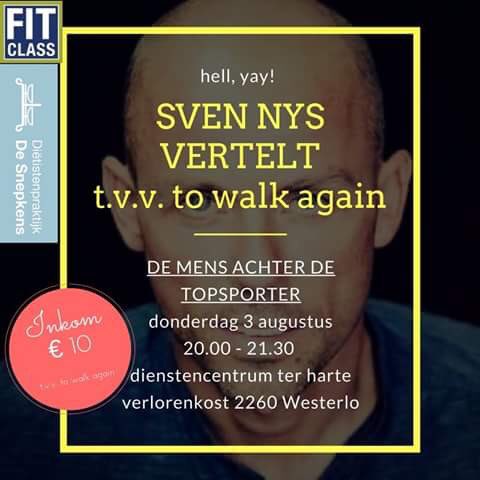 sven_nys's tweet image. Topavond in Westerlo. Mijn steentje bijgedragen aan #towalkagain met een lezing .