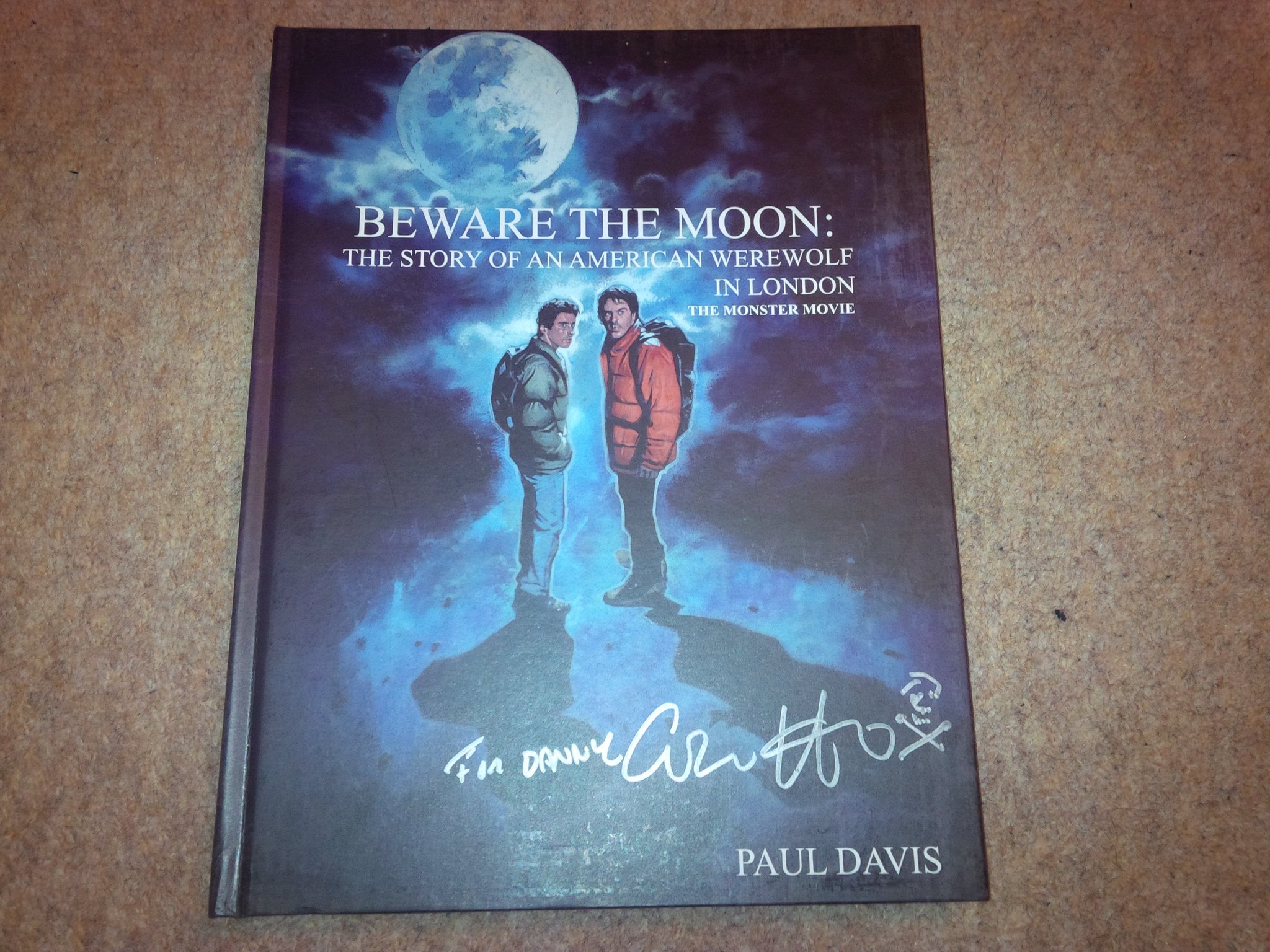 Happy birthday John Landis! Here\s my beautiful book by signed by him & Graham Humphreys 