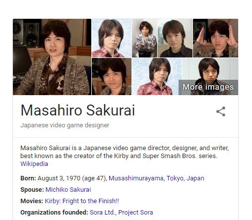 Happy Birthday Masahiro Sakurai!
You\ve made some of Nintendo\s biggest and greatest franchises, so thank you :) 