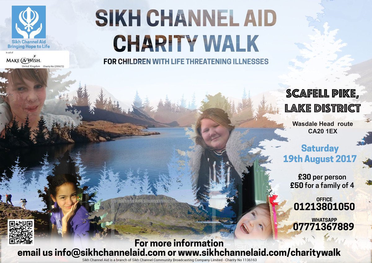 sanjeevssahota's tweet photo. We are organising a Charity walk to help raise funds for Children with life threatening illness - 19th August 2017 #charity #walk https://t.co/Hd88Etzxev