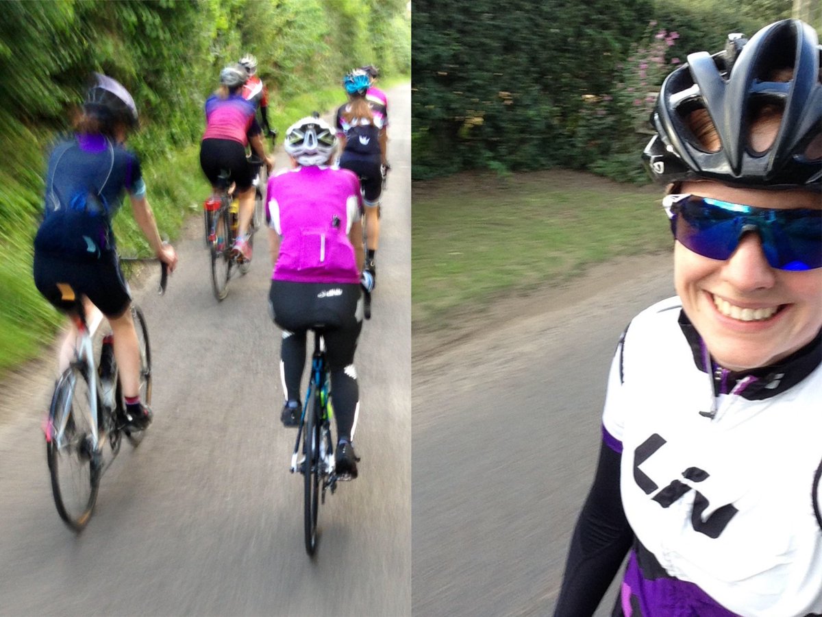 Leading from the back. Dead easy! #giantyorkgirls <a href="/LivCyclingUK/">Liv Cycling UK&Eire</a> <a href="/GiantYork/">Giant York</a>