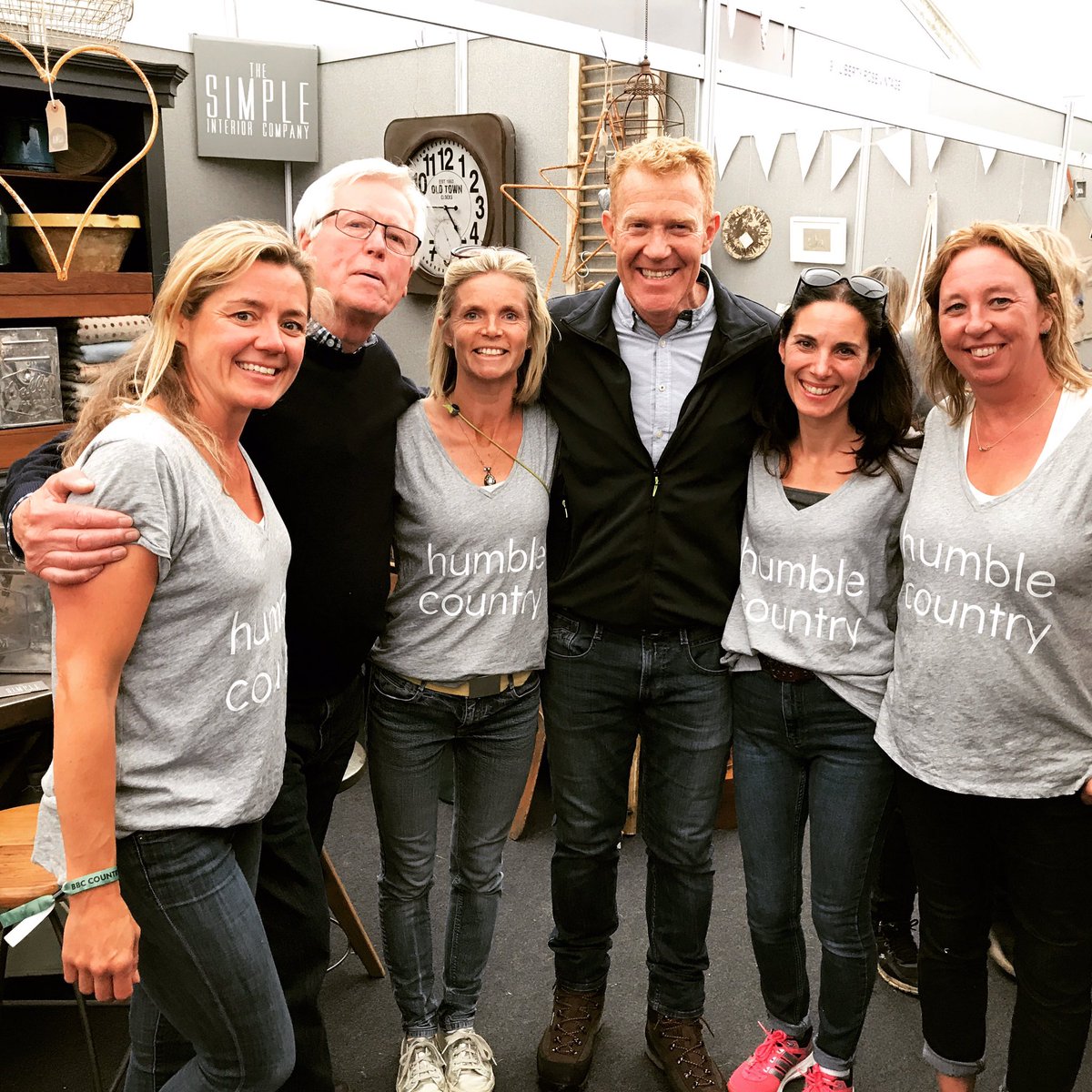 bridgetandbobs's tweet photo. Look who came to visit @humblecountry1 marquee @BBCCountryfile https://t.co/rRjQTfS4Jh
