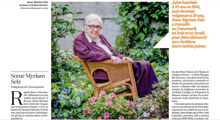 AssumptionRA's tweet photo. Fascinating account of why #AssumptionSister Sr Myriam Selz works to help Christians understand their Jewish roots: https://t.co/uOM6jXgv5E https://t.co/4Fw6cFpw2j