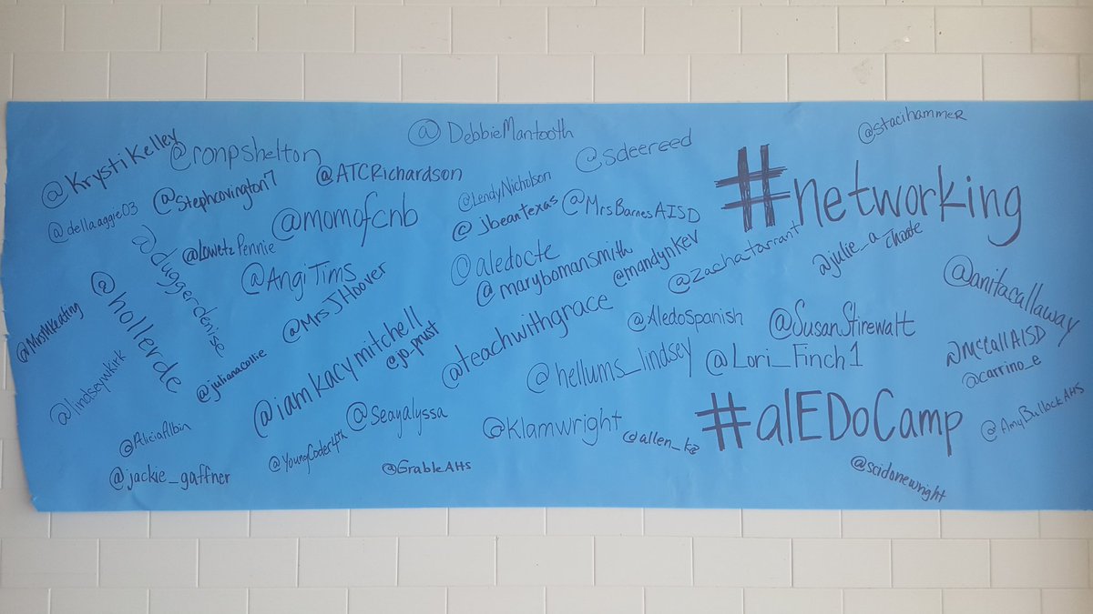 kris10mtz's tweet photo. Awesome educators to follow!!! #alEDoCamp #aledomindset #2017 https://t.co/K8jiadulFT