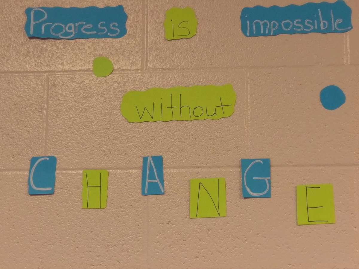Gain inspiration through change and failure; you will achieve! <a href="/OMS_Chargers/">Oakland Middle School</a> 
#thepowerofyet
#champions