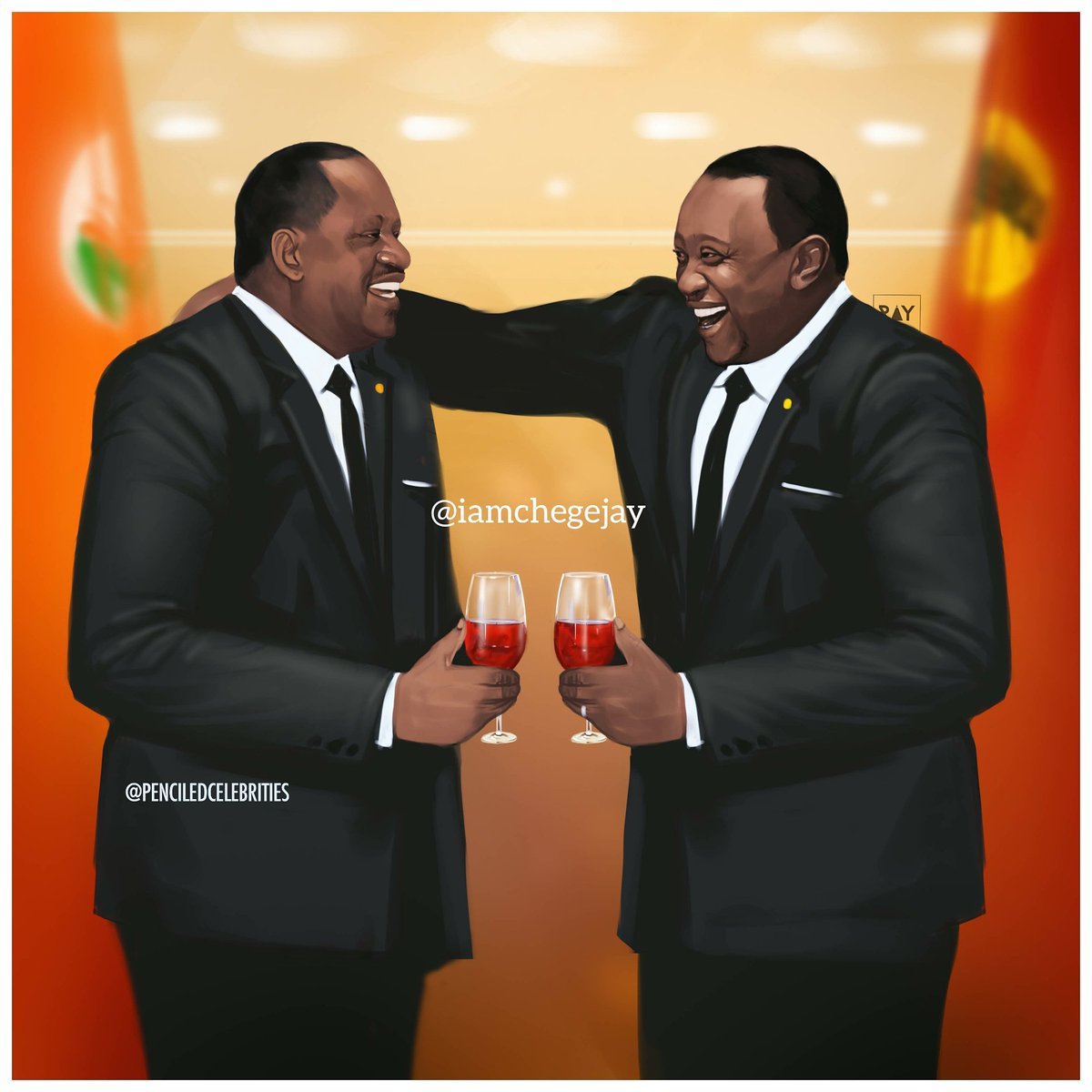 hsc_its's tweet photo. @RailaOdinga  and @UKenyatta will always be buddies. Wakenya tudumishe amani #VoteToSaveKenya #CanaanForAll @xtiandela Rt if you agree https://t.co/ZQRcXZvlew