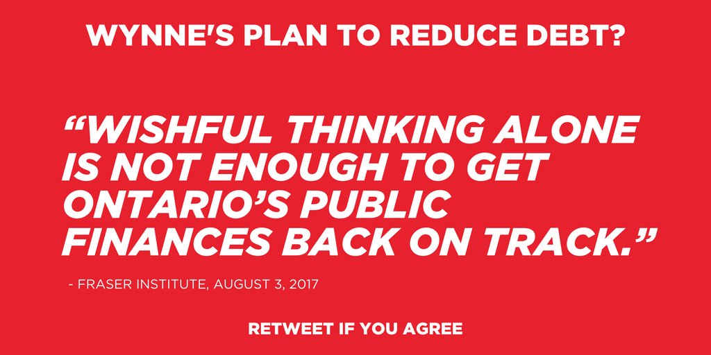 We have continued to say the government’s finances are a sham, and once again, independent experts confirm it. #onpoli