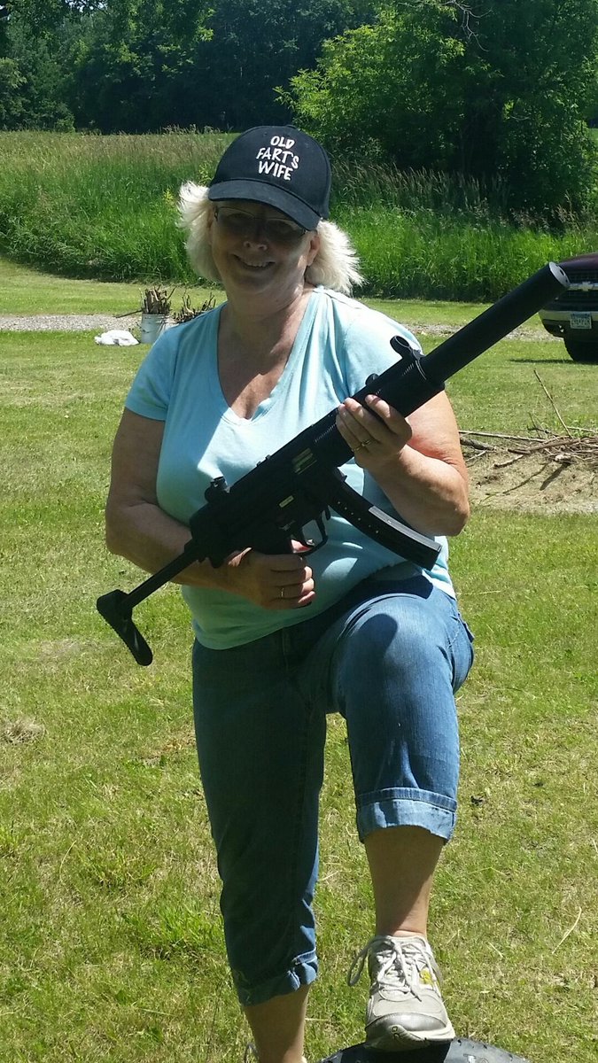 tylercziegler's tweet photo. Grandma...not the hero we need, but the hero we deserve. #TakeDownIsis https://t.co/gIHMh8S73X
