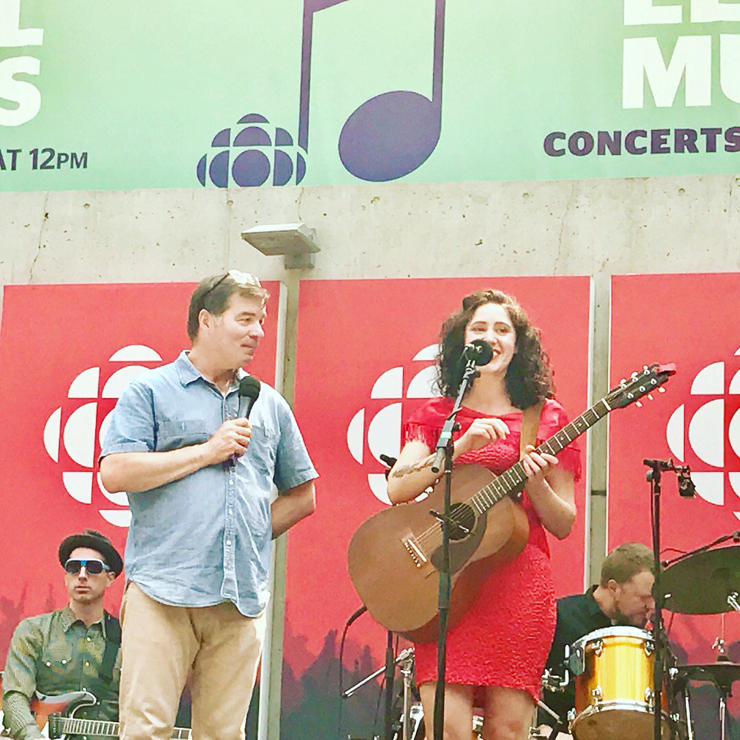Thanks <a href="/CBCVancouver/">CBC Vancouver</a> for having us play a #musicalnooners show. And thanks to @CBCStephenQuinn for coming in from your vacation to the show!