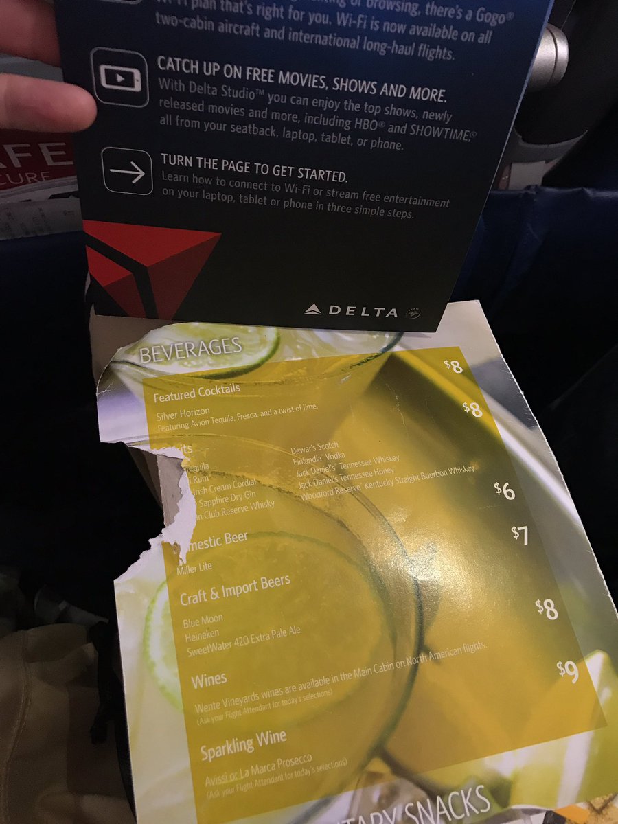 travvy's tweet photo. Filthy. @Delta @DeltaAssist I think you guys need new snacks. https://t.co/uoSW7FJkGP