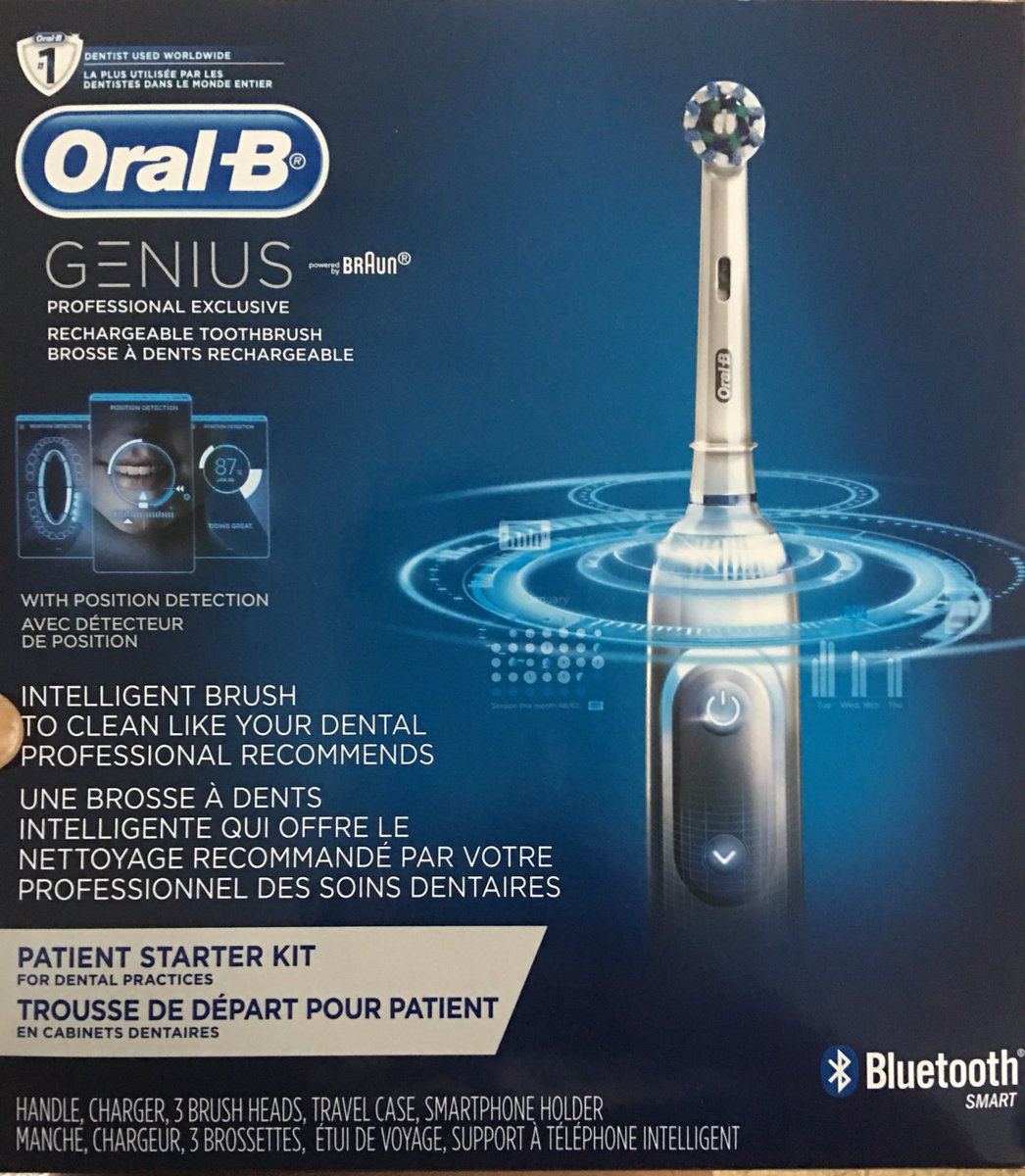 EngageWithE's tweet photo. My @OralB toothbrush has Bluetooth. WHY DOES MY TOOTHBRUSH HAVE BLUETOOTH?! O_o #IoT #maybeoverkill https://t.co/31xMqrCp62