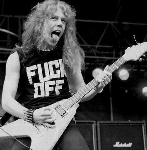 Happy Birthday to the man that made me pick up my first guitar... Mr. James Hetfield! Stay rockin\ old man     