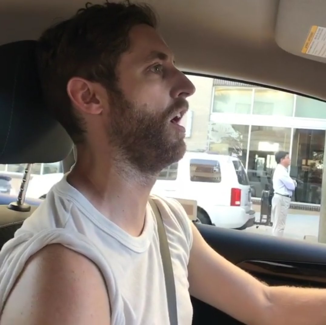 OldBerryChew's tweet photo. Action shot of Drew @DrewBerryMunch stuck in a traffic jam during his return to the United States. #dailydrew https://t.co/C9HYUsDWWA