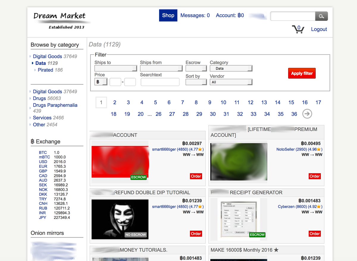 Darknet Wall Street Market