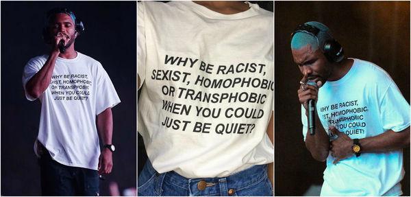 grazia_fr's tweet photo. Ou quand la tendance du T-shirt à message a du bon #franckocean #tshirtamessage https://t.co/hNfFsWe9Fm https://t.co/MupeL6nrHc