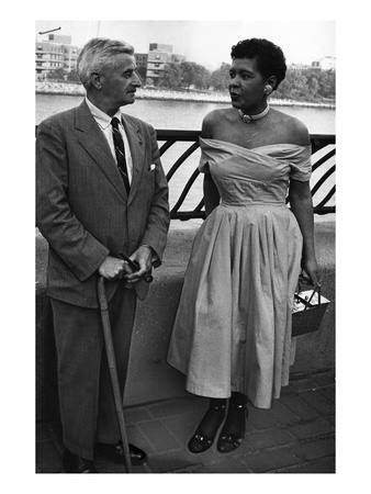 #WilliamFaulkner & #BillieHolliday, 1956  
Photo by #MonetaSleet