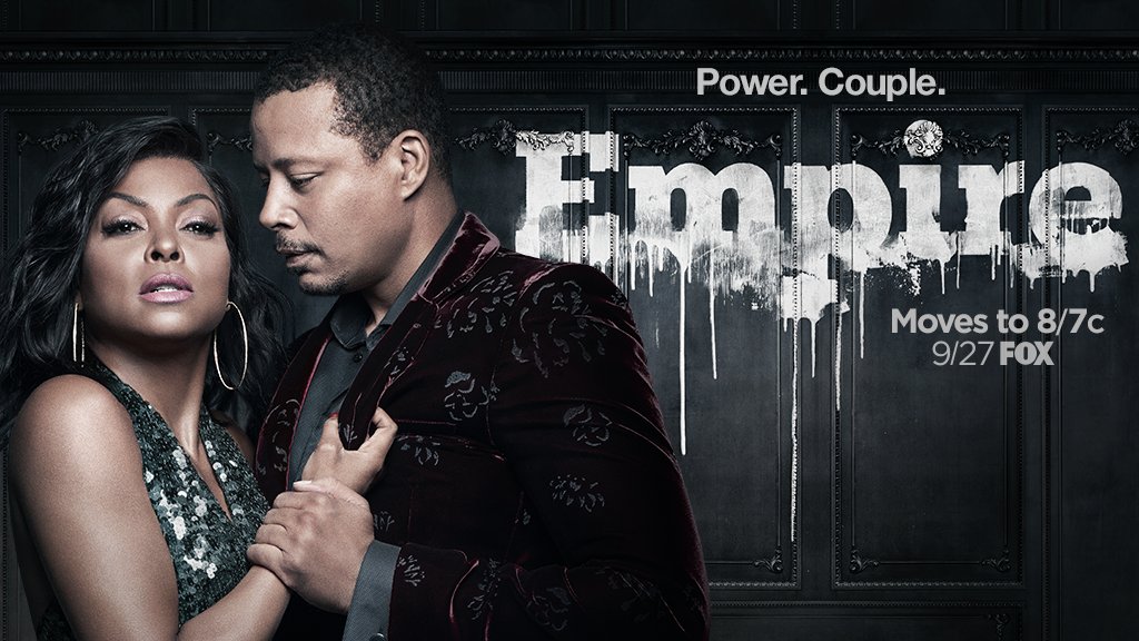EmpireTVSeries's tweet photo. RETWEET if you're ready for Season 4! 👑 #Empire returns on September 27 at a NEW TIME of 8/7c. https://t.co/XLdKzQCYRk