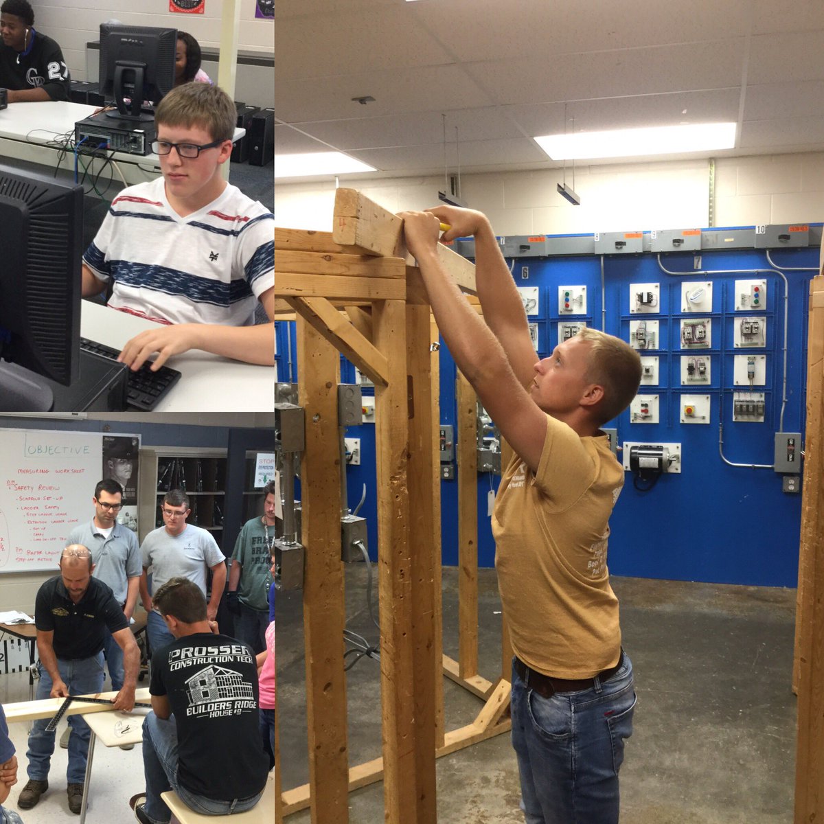 ProsserCareers's tweet photo. One week into school and Prosser students are hard at it! #iamcteindiana #prosserpride #nafcs #Classof2018 https://t.co/33Vto2b0Bk