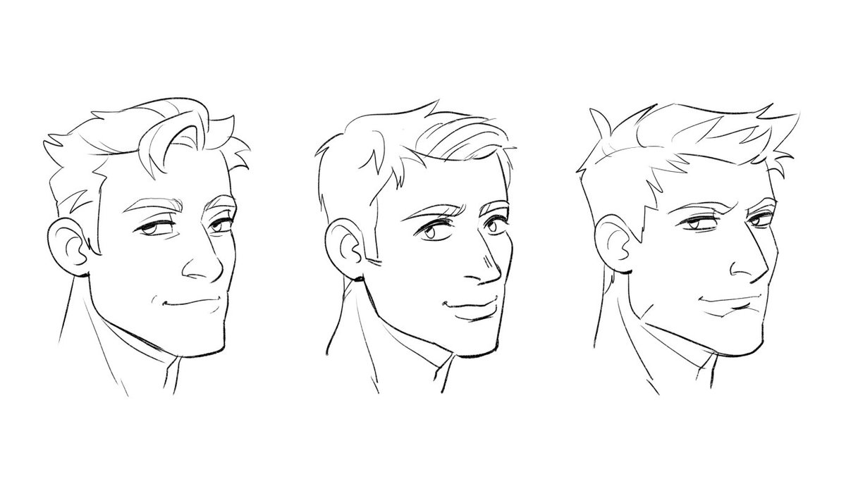 ART CHALLENGE: draw captain america, jack morrison, & joseph christiansen on the same page & make them all distinguishable from each other ?
