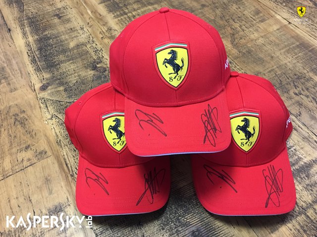 kl_motorsport's tweet photo. 🚨COMPETITION! RT to WIN an exclusive signed #ScuderiaFerrari hat by #F1 championship leader #Seb5 &amp; teammate #Kimi7. [07/08] #ForzaFerrari https://t.co/8YTTbM7ZR1
