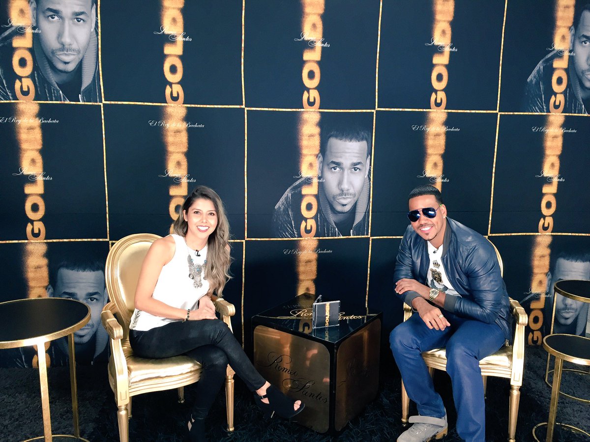 sandraenamor's tweet photo. No te pierdas próximamente en @amor953 la entrevista que le realizamos a @RomeoSantosPage y escuches sus confesiones 😜😏 #Golden https://t.co/9mT4sZNNfd