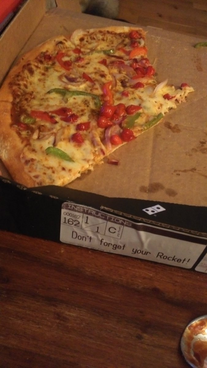 joeprisk's tweet photo. @dominos think you may have forgotten something earlier... https://t.co/K7RFx2PsA9