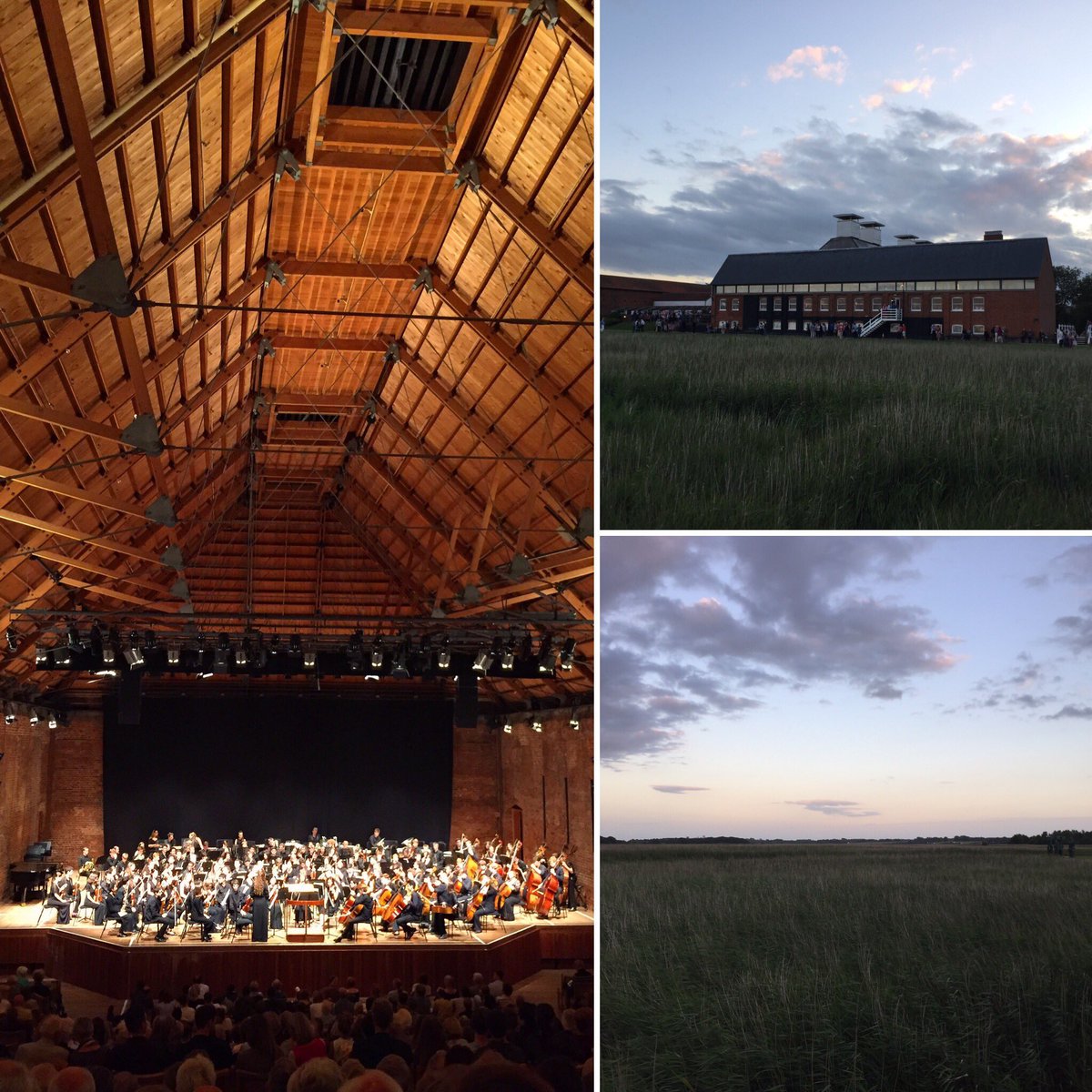 gary_avis09's tweet image. Inspiring evening inside &amp;amp; out! @NYO_GB &amp;amp; @Thomas_ades @snapemaltings #TheRiteofSpring #Mural #Polaris #snapemaltingproms