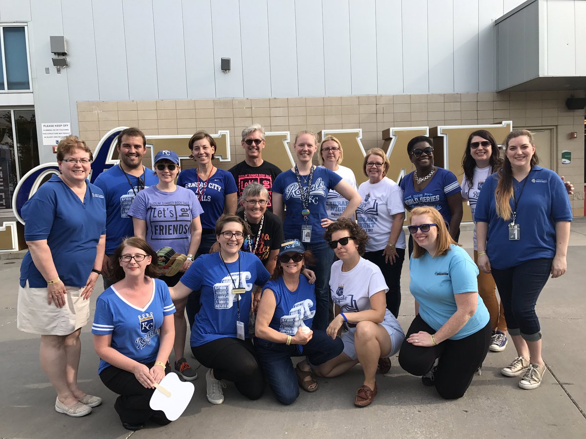 KCLibrary's tweet photo. Our #LibraryNightAtTheK crews are ready! https://t.co/EDTRG4eh48