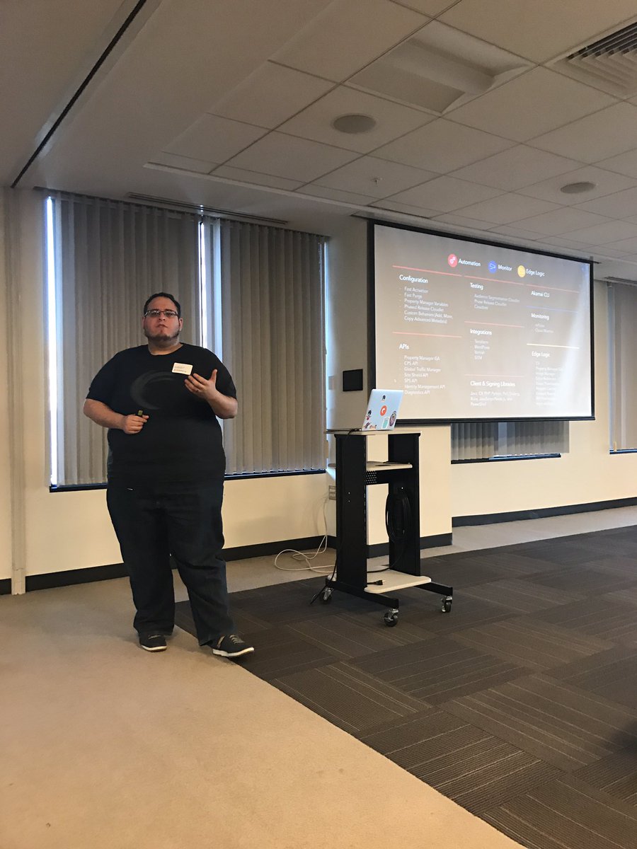 gokulets's tweet photo. @dshafik talking about Akamai for DevOps #akadev @akamaidev https://t.co/eXFyfQfQPv
