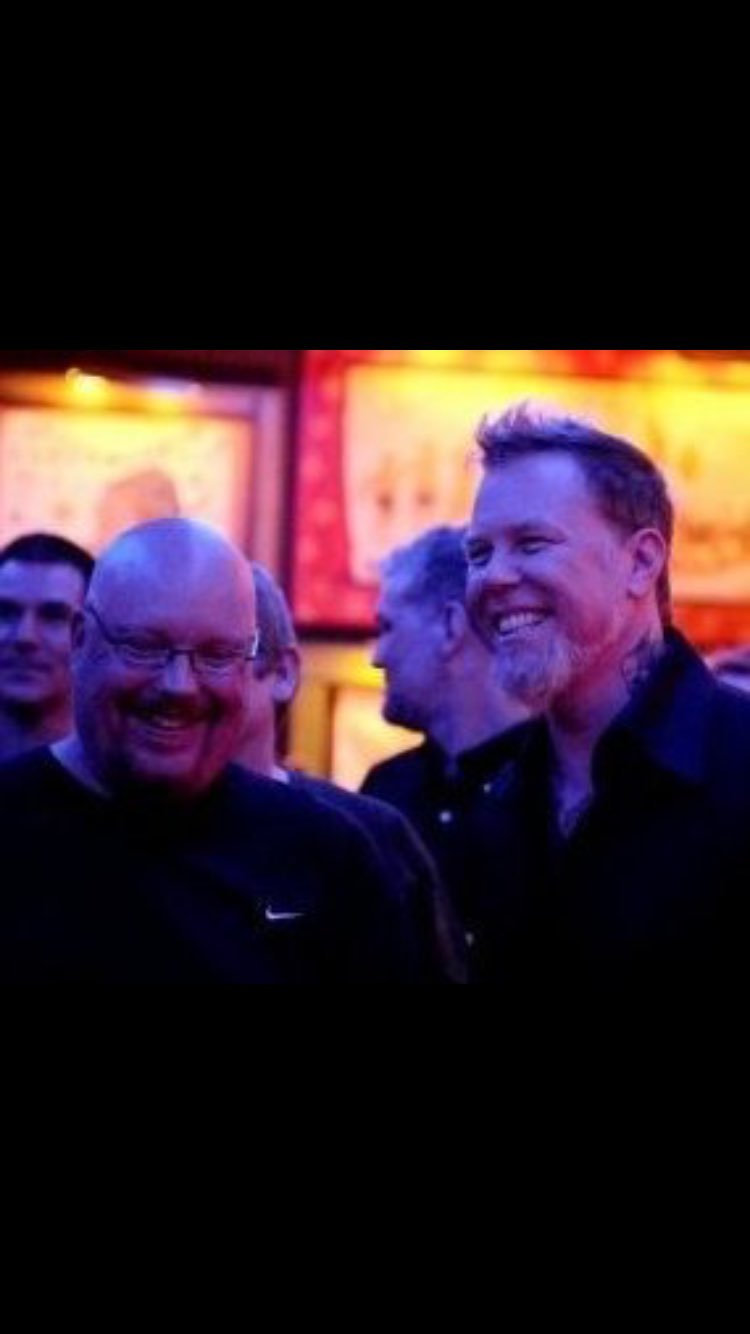 Happy birthday to my good friend James Hetfield! 