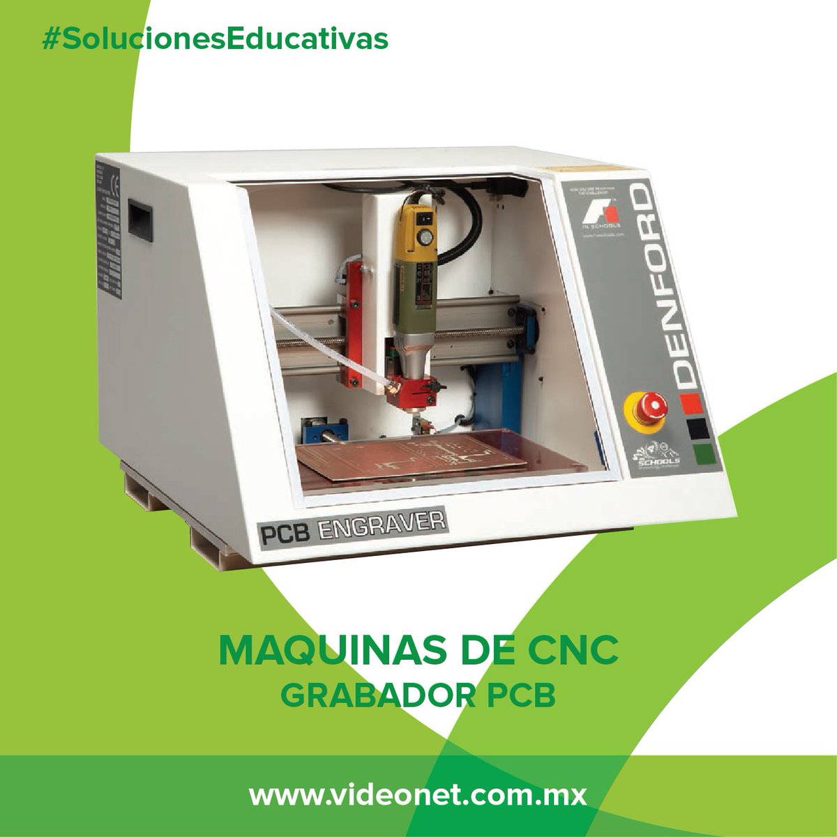 videonet_mx's tweet photo. Maquinas de CNC Denford ideales para cortar y grabar una gama de materiales resistentes @DenfordHQ partner #VideoNet https://t.co/E4wQqt5uea https://t.co/O8llg9PJMG