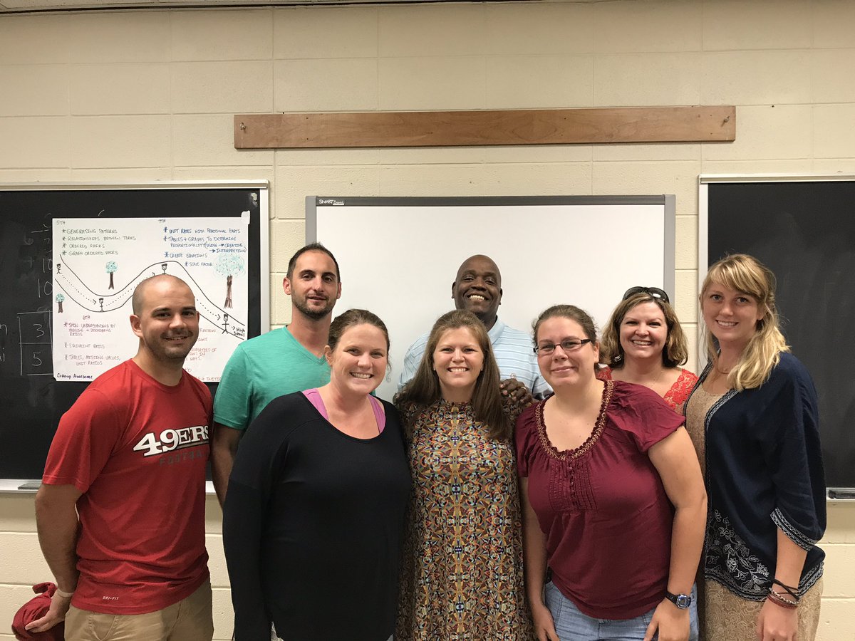 tonyabscott's tweet photo. I have enjoyed working with these awesome math teachers on ratio and proportional reasoning at @appstate this week! #M2AP #Hickoryschools https://t.co/zArpBWeVd6