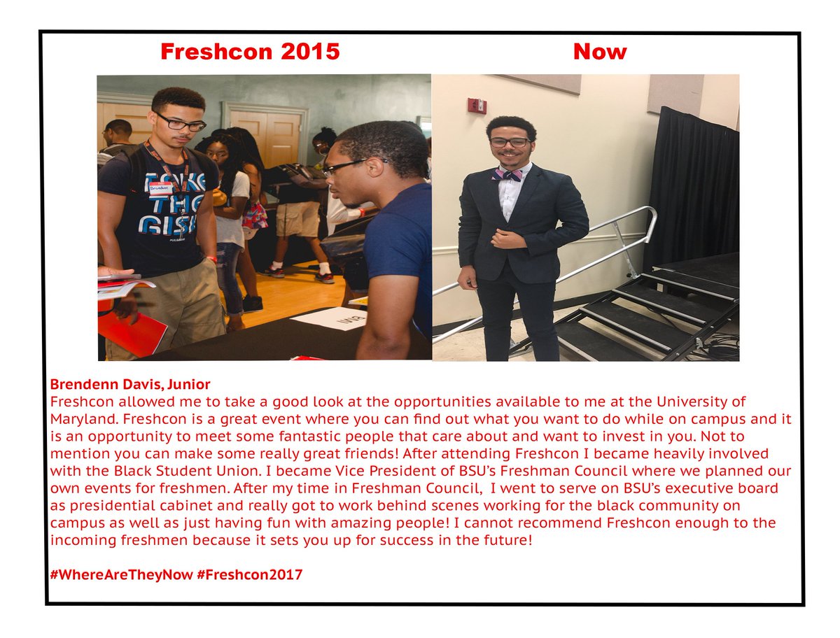FRESHCON_UMD tweet picture