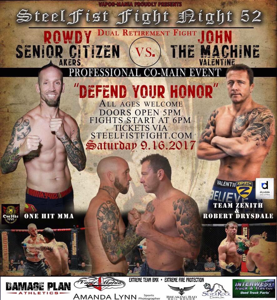 SteelFistFights's tweet photo. SFFN 52 "Defend Your Honor" 9/16/17 All Ages Welcome visit https://t.co/PrruW9W5B2 for tix and info ! #MMA #UFC #SteelFist #BJJ #KO https://t.co/leSLBodW2R
