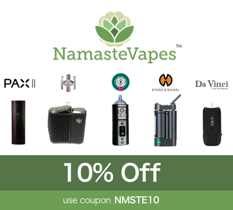 saveoncannabis's tweet photo. 10% off #Vape at Namaste Vapes! Worldwide Shipping. #COUPON CODE: NMSTE10 https://t.co/wZsdaGJixR #Vaping #Cannabis #Marijuana #Smoke https://t.co/DcTYAq2sO6