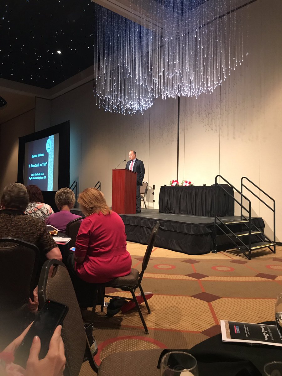 LParkerEdD's tweet photo. Esteemed Superintendent Jim Chadwell @EMSISD is keynote speaker tonight @TOYBanquet honoring the teaching profession &amp; all Ts making impact! https://t.co/mvUFFvEiKw
