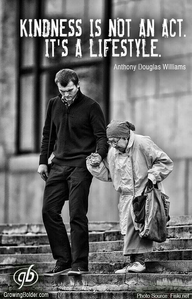 yourjourneyfuel's tweet photo. "Kindness is not an act. It's a lifestyle." -Anthony Douglas Williams #benice #beagoodhuman #quote #wisdom https://t.co/o0O8h7TWqr
