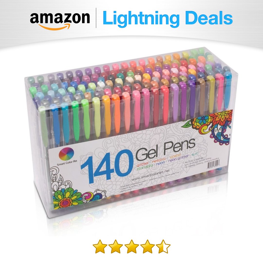 Gel Pens for Adult Coloring Books, 32 Colors Gel Marker Set