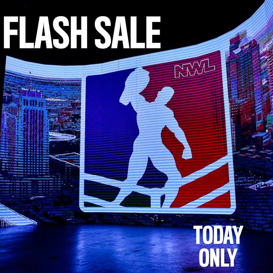 NWL_Corp's tweet photo. This sale will be ending soon! Get tickets to Saturdays show for $10! Get them NOW! https://t.co/eRxUp6KTdu https://t.co/S9H09oNHP4